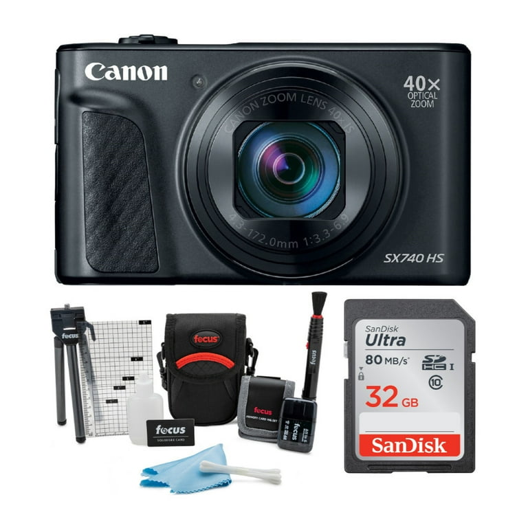 Canon PowerShot SX740 HS 本体 +32GBメモリーカード Canon Powershot SX740 HS Digital Camera with 40x Optical