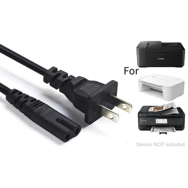 AC Power Cord For Canon PIXMA MX340, MX350, MX360, MX410, MX495, MX250 Printers