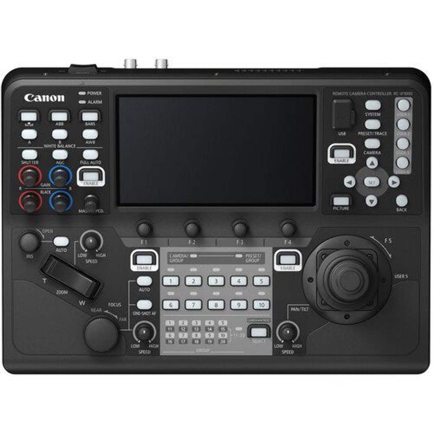 Canon RC-IP1000 PTZ Controller, 7-inch Touch Screen, Easy Operation ...
