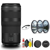 Canon RF 100-400mm f/5.6-8 IS USM Lens (5050C002) + Filter + Cap Keeper + More