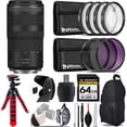 thumbnail image 1 of Canon RF 100-400mm f/5.6-8 IS USM Lens + Macro Filter Kit & More - 64GB Accessory Kit (International Version), 1 of 9