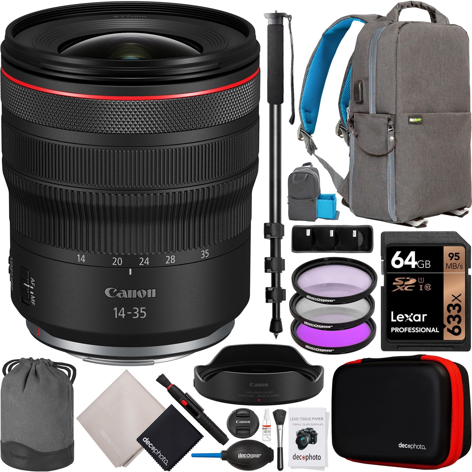 Canon RF 14-35mm f/4 L IS USM Wide Angle Full Frame Lens for RF