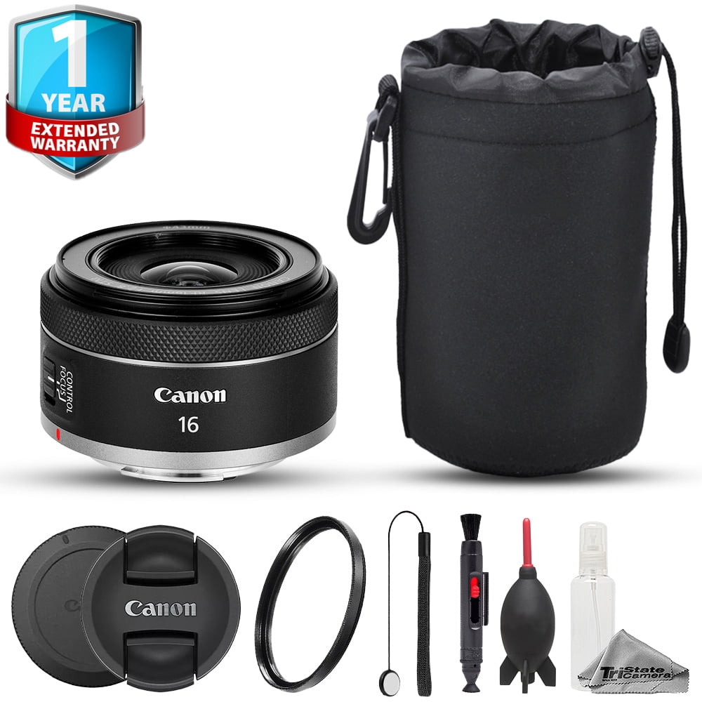 Canon RF 16mm f/2.8 STM Lens - 7pc Care Kit + 1 Yr Warranty