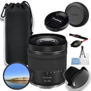 Canon RF 24-105mm f/4-7.1 IS STM Lens + Lens Pouch + UV Filter International Version
