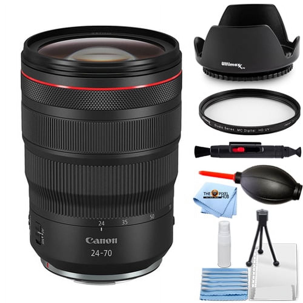 Canon RF 2470mm f/2.8L IS USM Lens 3680C002 + UV Ultraviolet Filter Bundle