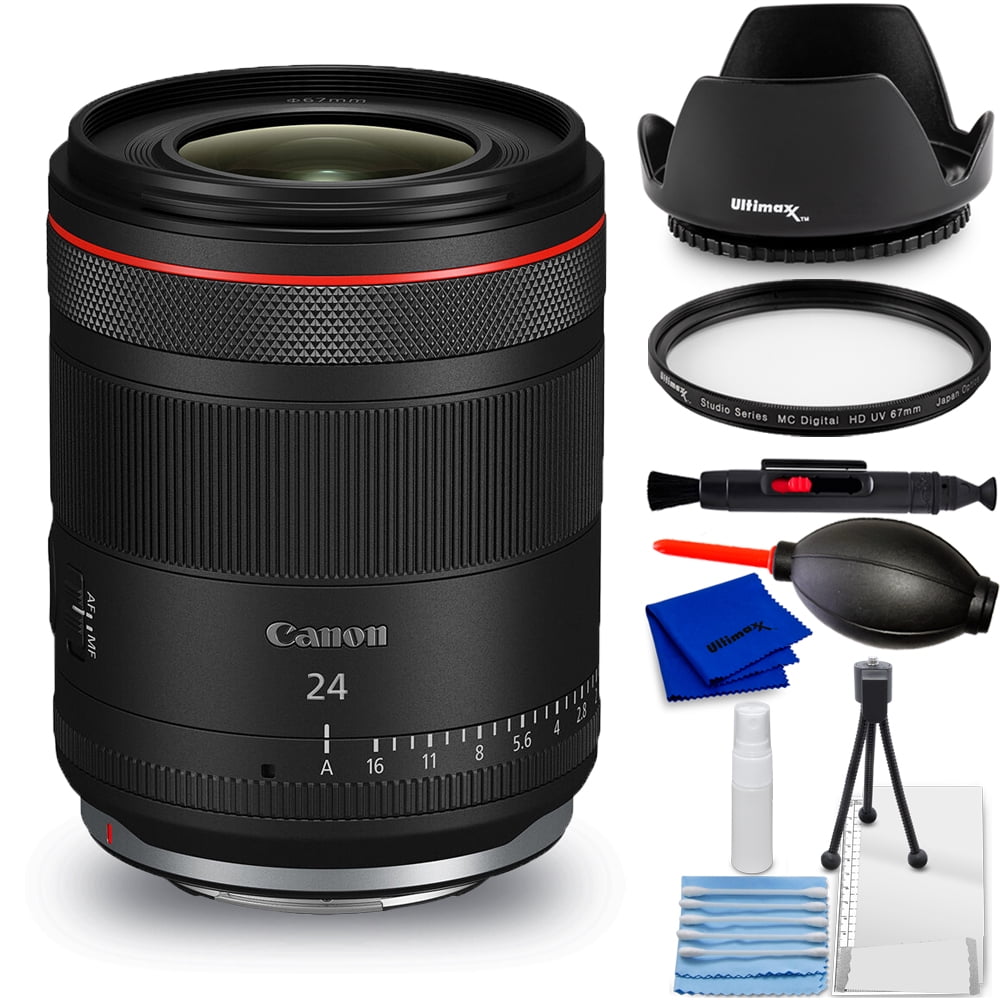 Canon RF 24mm f/1.4 L VCM Lens (Canon RF) 6907C002 - 7PC Accessory ...