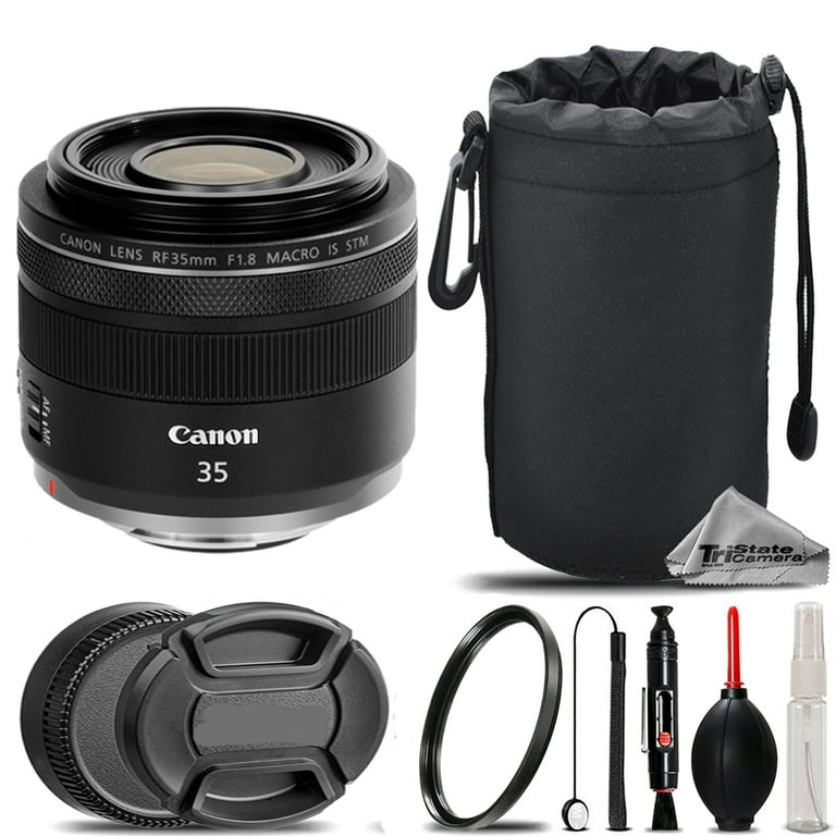 Canon RF 35mm f/1.8 IS Macro STM Lens + UV Filter+ + Hood +