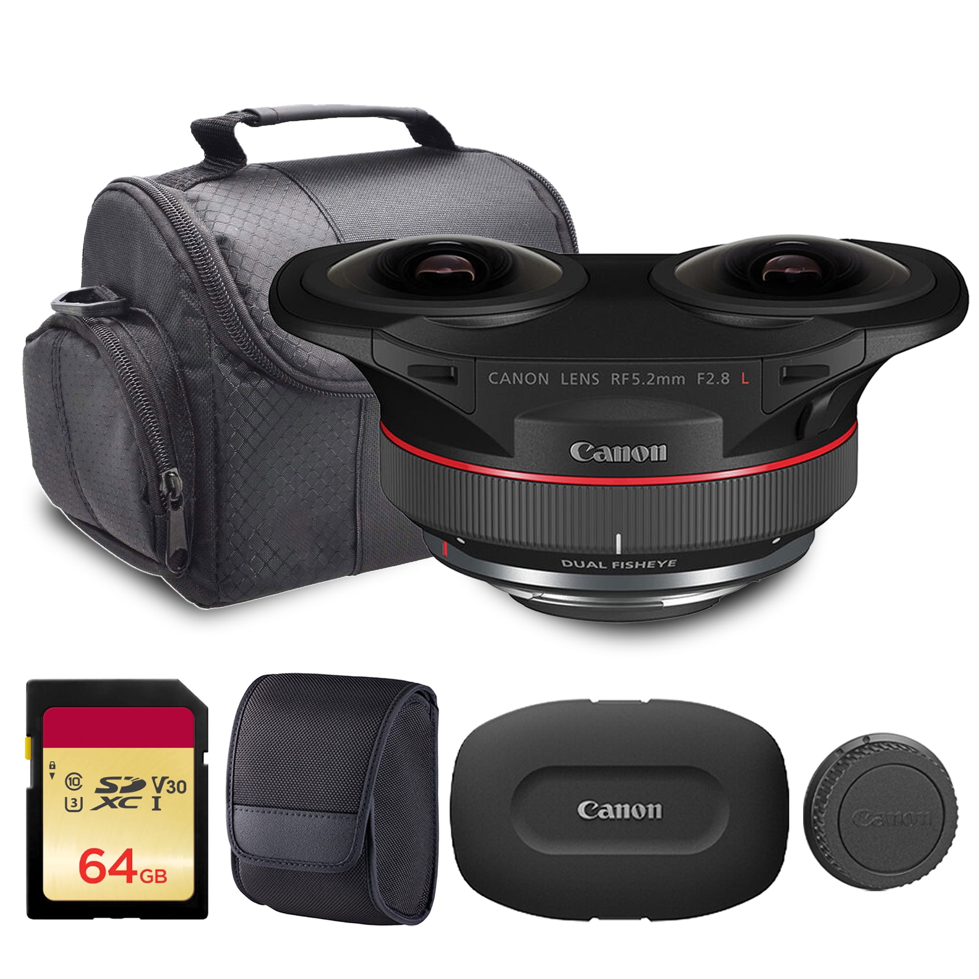 Canon RF 5.2mm f/2.8L Dual Fisheye 3D VR Lens | L-Series Stereoscopic ...