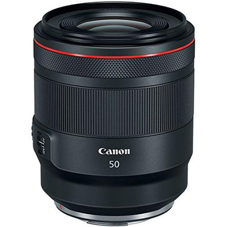 Canon - RF50mm F1.2 L USM Standard Prime Lens for EOS R-Series Cameras - Black