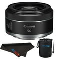 thumbnail image 1 of Canon RF 50mm F1.8 STM for Canon Full Frame Mirrorless RF Mount Cameras [EOS R, EOS RP, EOS R5, EOS R6] + Pixi Small Pouch +Pixi cloth, 1 of 4