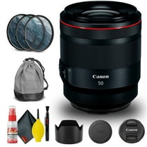 Canon RF 50mm f/1.2L USM Lens (2959C002) + Filter Kit + Cap Keeper + More