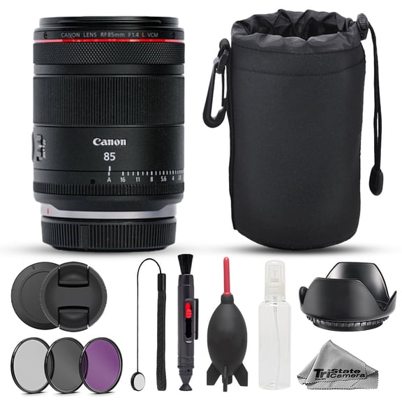 Canon RF 85mm f/1.4 L VCM Lens - 10pc Advanced Bundle (International Version)