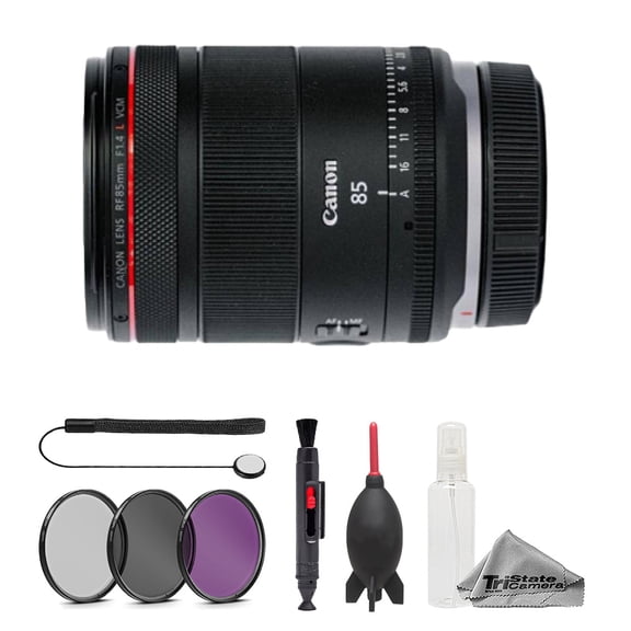 Canon RF 85mm f/1.4 L VCM Lens - 7pc Essentials Bundle (International Version)