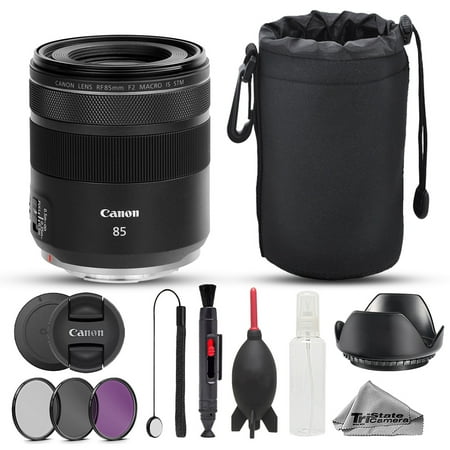 Canon RF 85mm f/2 Macro IS STM Lens - 10pc Advanced Bundle (International Version)