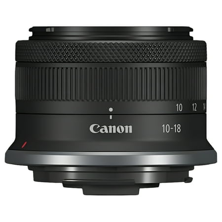 Canon - RF-S10-18mm F4.5-6.3 IS STM Ultra-Wide Angle Zoom Lens for EOS R-Series Cameras - Black