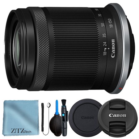 Canon RF-S 18–150mm f/3.5–6.3 IS STM Lens – APS-C RF Mount, Ultra-Zoom with Image Stabilization for EOS R50, R10, R100, R7 + Cleaning Kit + ZeeTech Accessory Bundle