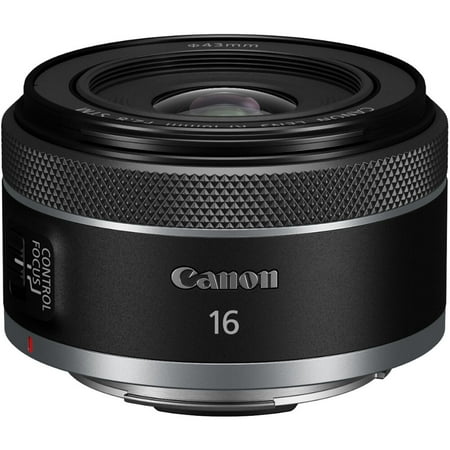 Canon - RF16mm F2.8 STM Wide Angle Prime Lens for EOS R-Series Cameras - Black