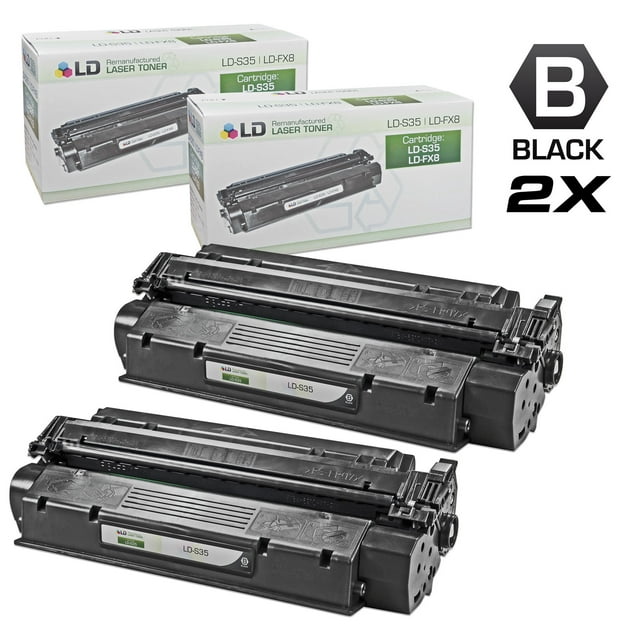 Canon Remanufactured S35 (7833A001AA) Set of 2 Black Laser Toner Cartridges