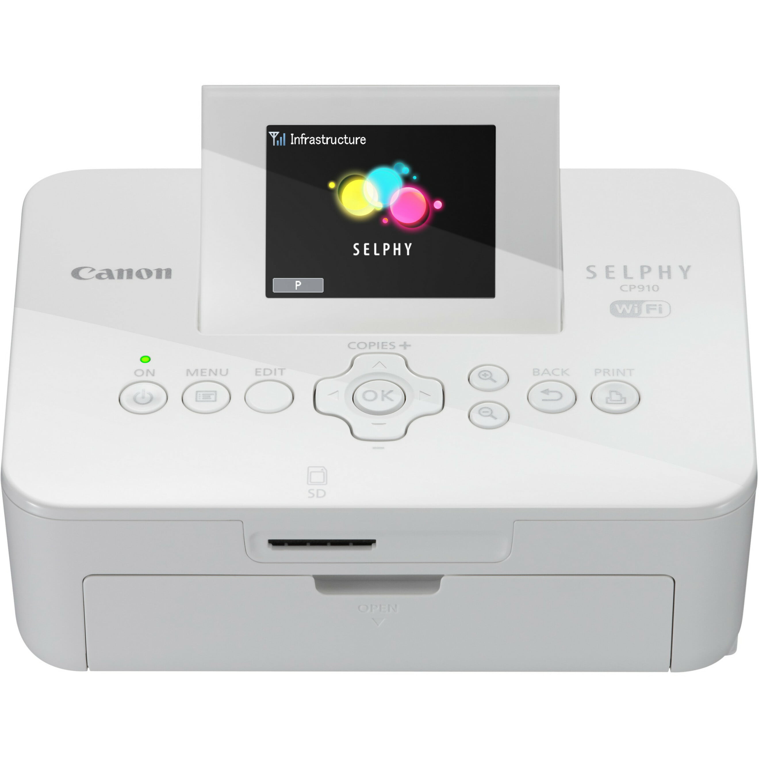 Canon SELPHY CP910 Printer, Color, Photo Print, Portable, Display, White - Walmart.com