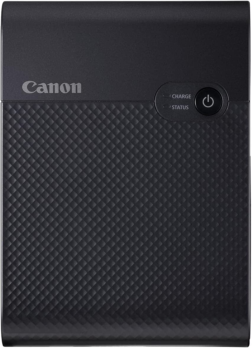 Canon SELPHY Square QX10 Portable Photo Printer Wi-Fi Connectivity USB Charging Dye Sublimation Printing Square Photo Paper SELPHY Photo Layout App INTL Model BlackInternational Model