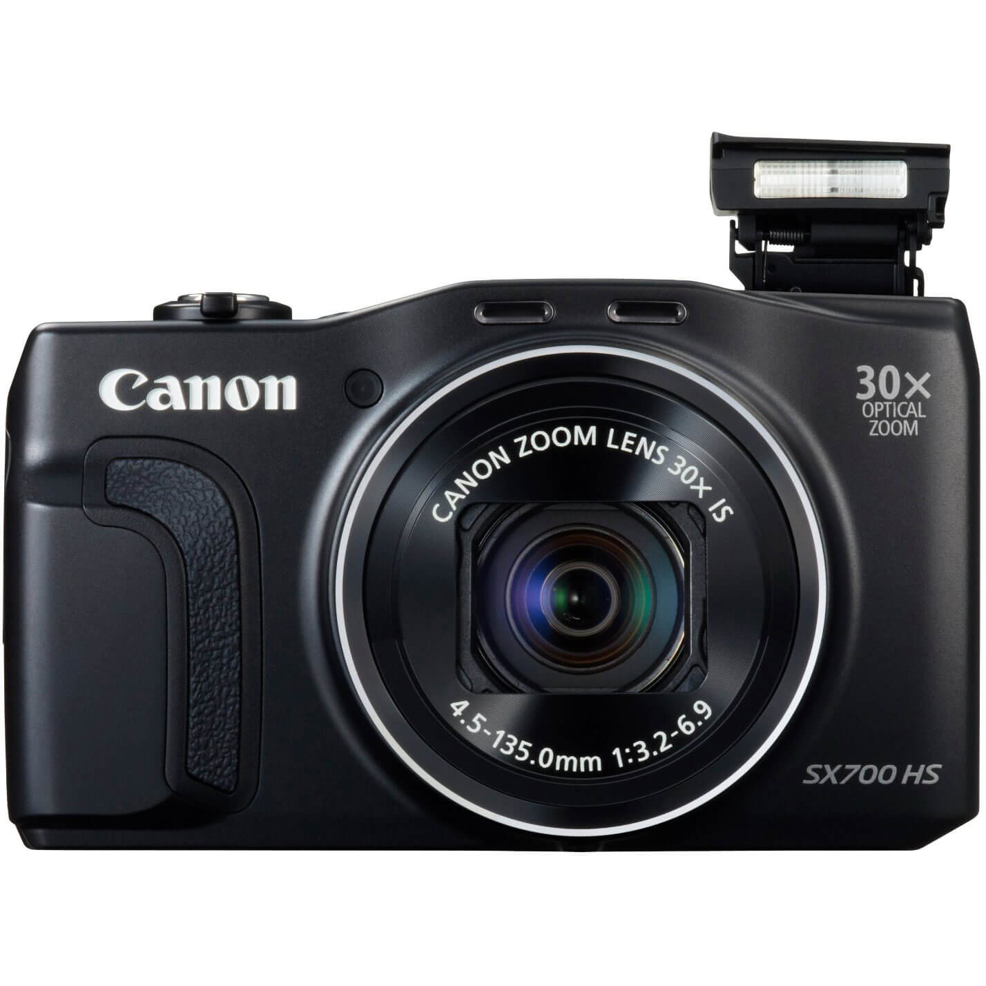 Canon SX700BK PowerShot SX700 16.1MP 30x Zoom Black Digital Camera - image 1 of 4