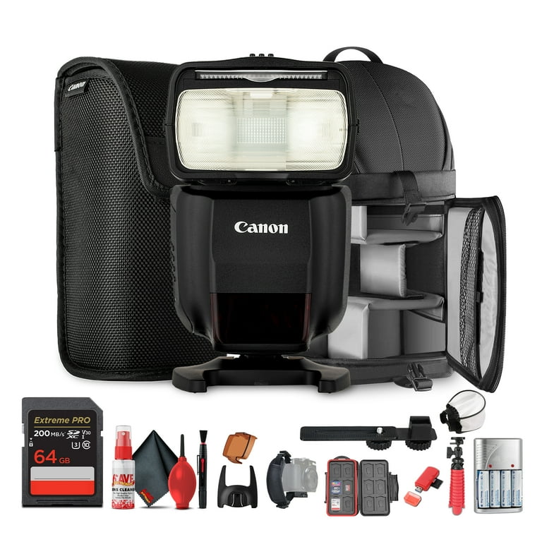 Canon Speedlite 430EX III-RT Flash Bundle with Wireless TTL, High