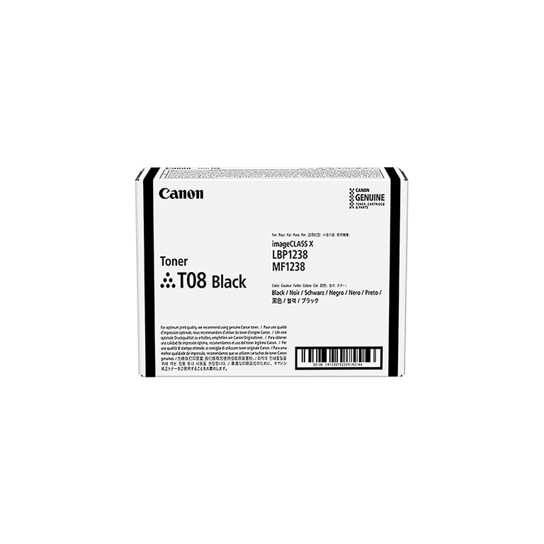 Canon T08 Black Laser Toner Cartridge (3010C005AA) - Walmart.com