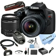 Canon T7 with 18-55mm f/3.5-5.6 Zoom Lens 24.0 Megapixels 9-Point AF WiFi HD 1080P - DSLR Camera Bundle International Version