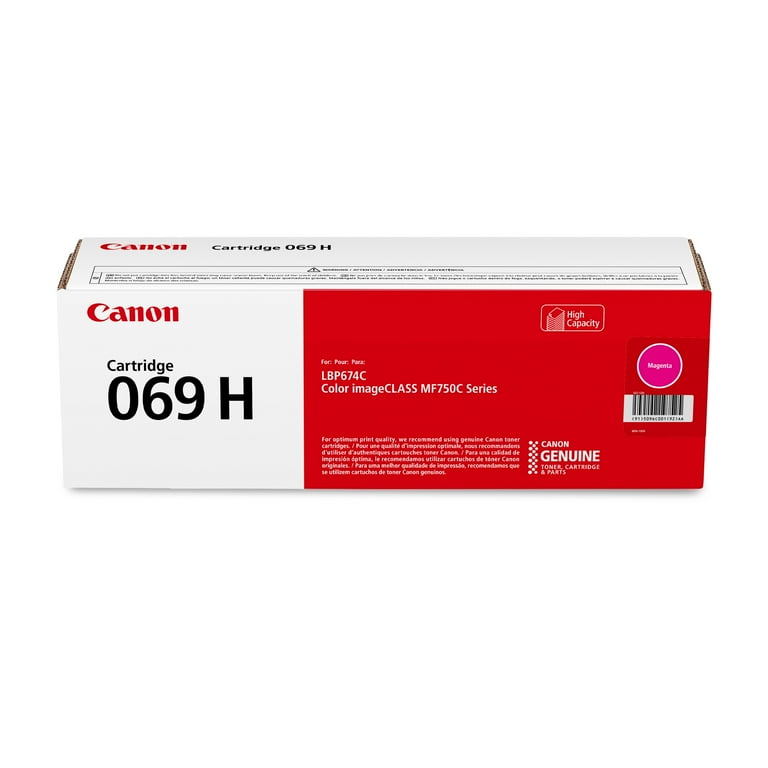 プリンター・複合機 Canon 069 H Laser Cartridge Canon Toner Cartridge 069 H Magenta - Walmart.com