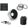 thumbnail image 1 of High Definition 3.0x Telephoto Lens (37mm) + 3 Piece Lens Filter Kit (43mm) Compatible with Canon VIXIA HF M500, 1 of 2