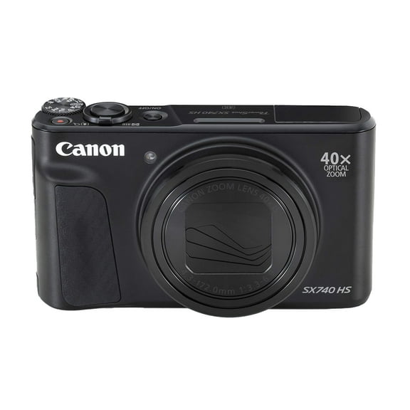 Canon WM2CANPSSX740BK 40x Optical Zoom, 20.3MP CMOS Compact Digital Camera (International Version)