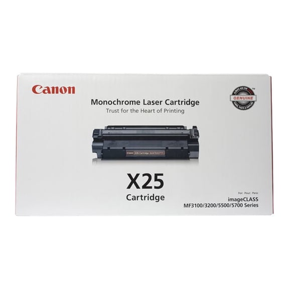 Canon X25 - Black - original - toner cartridge - for ImageCLASS MF3110, MF3111, MF3240, MF5530, MF5550, MF5730, MF5750, MF5770