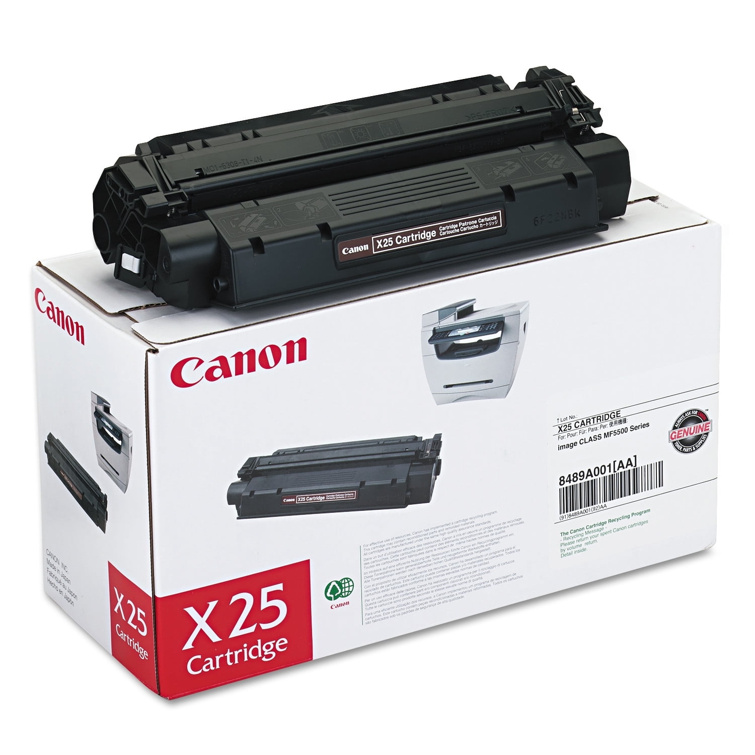 Canon X25 (X25) Toner, 2500 Page-Yield, Black -CNMX25 Sansujyuku sansujyuku.com