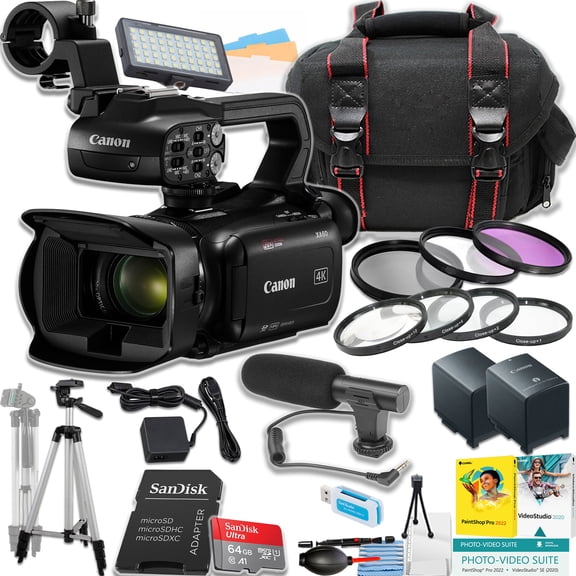 Canon XA60 4K Ultra HD Compact 20x Zoom Professional Camcorder (International Version)