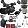 thumbnail image 1 of CANON XF100 PROFESSIONAL CAMCORDER WITH 2PC 64GB HIGH SPEED MEMORY CARDS + ACCESSORY BUNDLE, 1 of 1