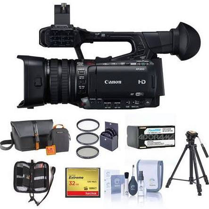 Cámara Profesional Canon XF200 - Zoom Óptico 20x - Full HD - Wi-Fi