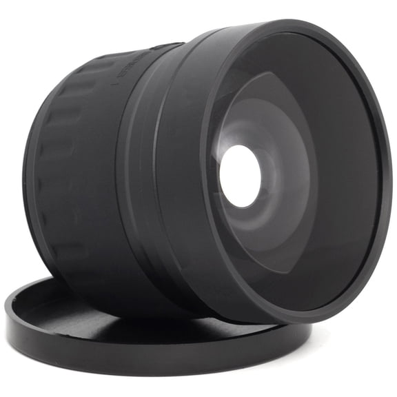 Canon XF400 0.21x-0.22x High Grade Fish-Eye Lens + Nw Direct Micro Fiber Cleaning Cloth