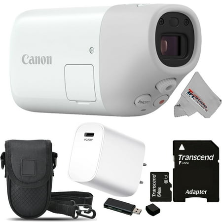 Canon ZOOM Digital Monocular (White) + 64GB + Case+ Card Reader- Kit (International Version)