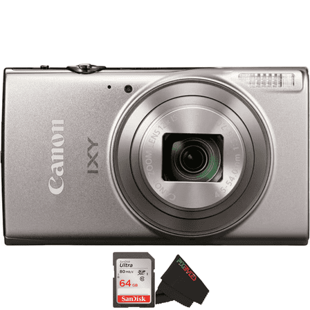 Canon compact digital camera IXY 650 12x optical zoom IXY650 (SL) (Silver) With 64 GB Memory Card- (International Version)