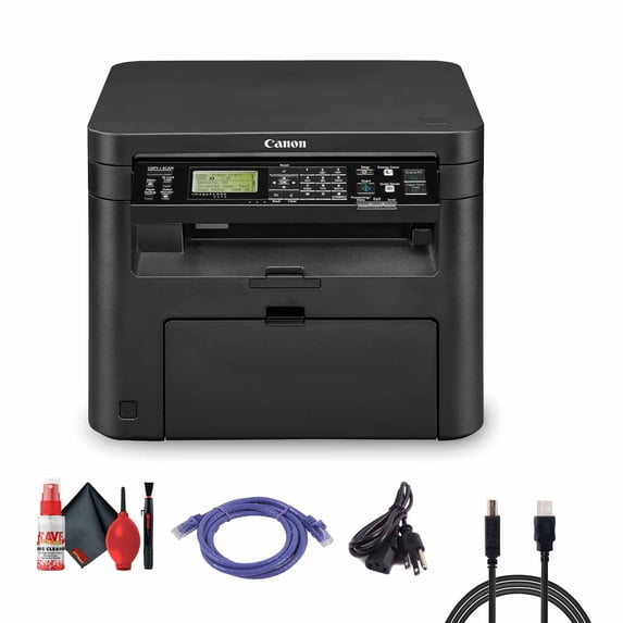 Canon imageCLASS D570 Monochrome All-In-One Laser Printer (1418C025AA) + Cleaning Kit + Printer Cable + Ethernet Cable (International Version)