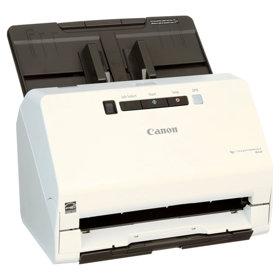 Canon imageFORMULA R40 Office Document Scanner, Sheetfed Color Duplex Scan, High-Speed Desktop Scanner, PC & Mac Compatible