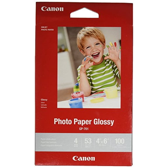 CanonInk Glossy Photo Paper 4"x 6" 100 Sheets (1433C001)