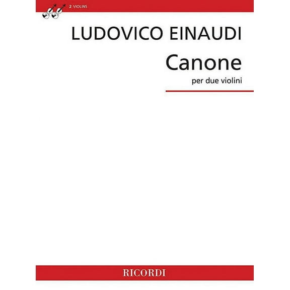 Canone: For Two Violins, (Paperback)