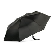 Canopi by ShedRain Sun+Rain Auto Open Auto Close 43" UPF 50+ Rain Umbrella - Black