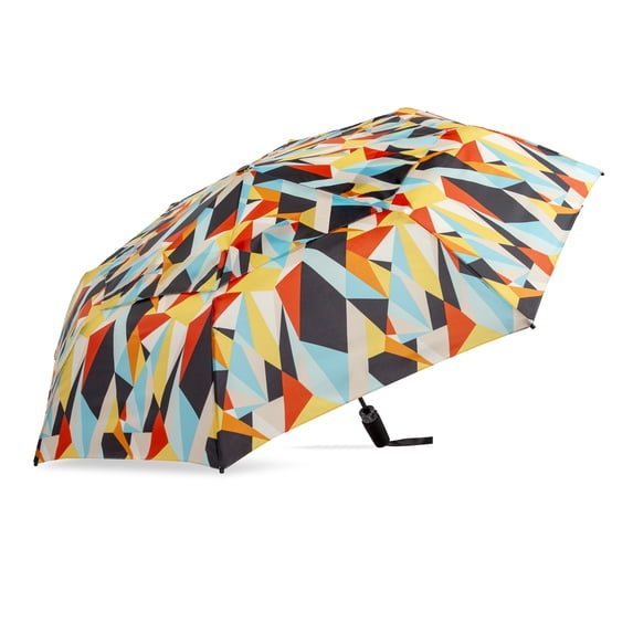 Canopi by ShedRain Windpro Vented Auto Open Auto Close 47" Printed Rain Umbrella - Multi Color Metro