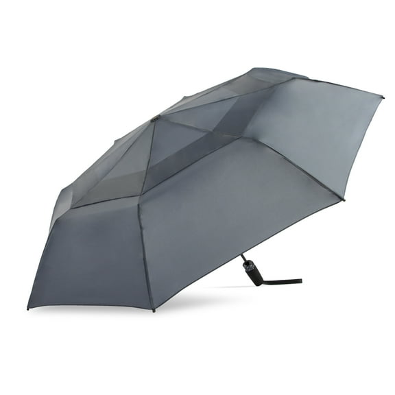 Canopi by ShedRain Windpro Vented Auto Open Auto Close 47" Rain Umbrella - Slate Gray