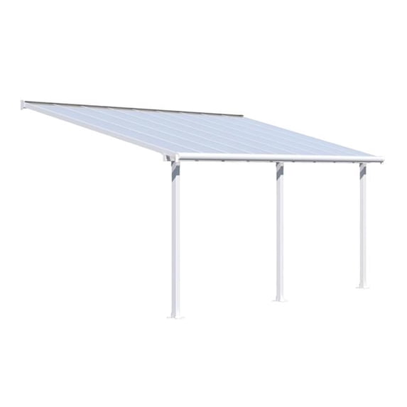 Canopia 10 x 18 in. Olympia Patio Cover - White