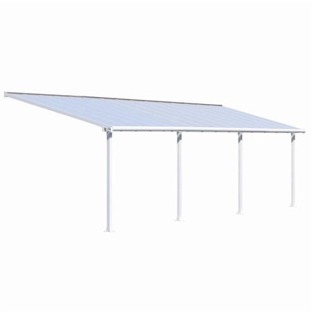 Canopia 10 x 30 in. Olympia Patio Cover - White