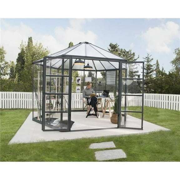 Canopia 12 ft. Oasis Hexagonal Greenhouse
