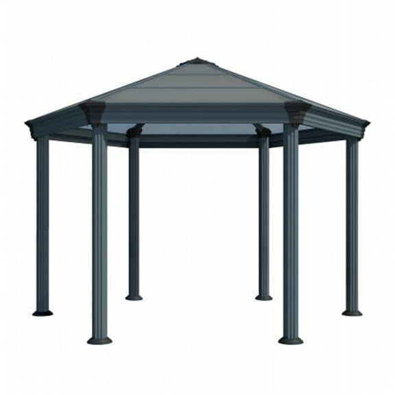 Canopia Roma Garden Gazebo - Gray/Bronze